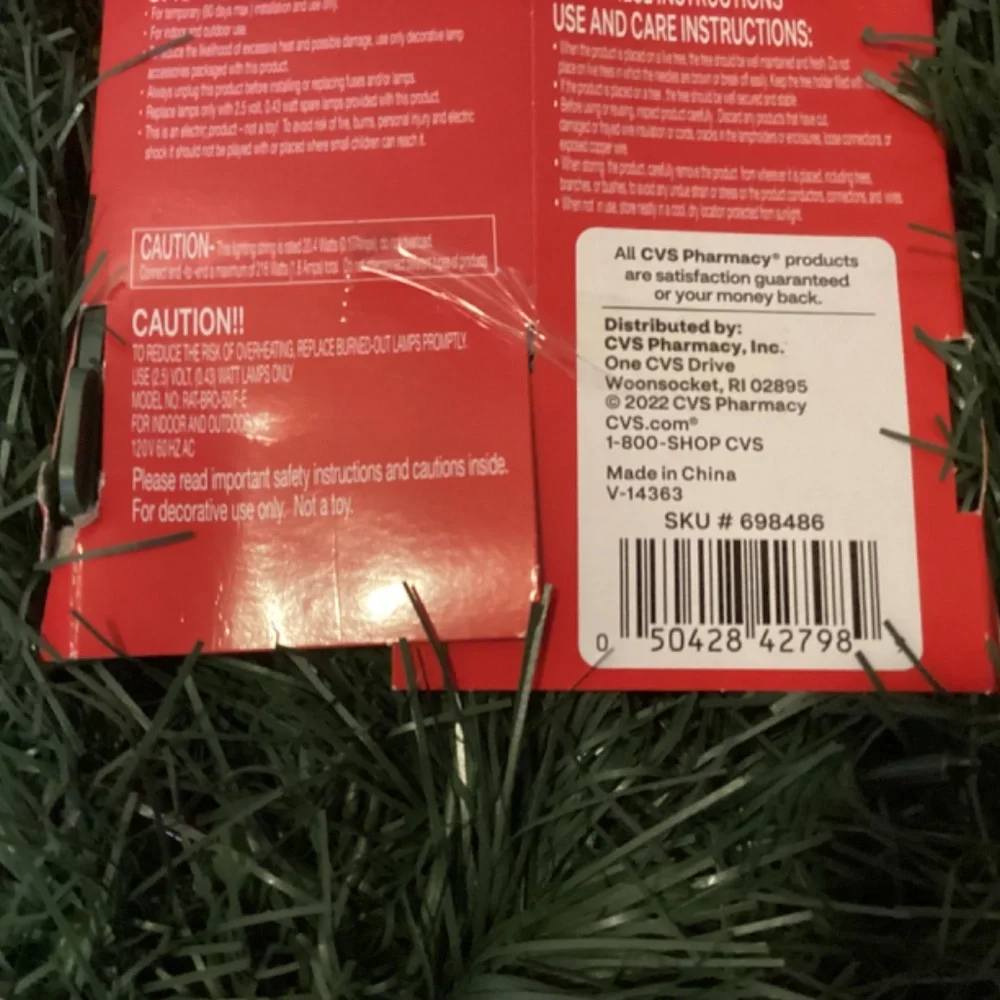 Merry Brite 18 Foot Lighted Garland New